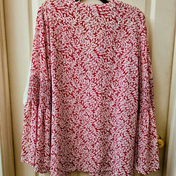 Michael Kors tunic top with bell poet sleeves XL - Picture 5 of 5